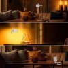 Lampka biurkowa V-TAC 4w1 35cm kinkiet klips latarka 3W LED CCT biała VT-10115 3000K-6000K 300lm